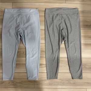 Old Navy Light Blue and Light Gray Leggings